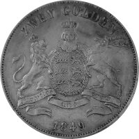 Württemberg 2 Gulden 1849 - König Wilhelm I. 1816-1864, KM#595