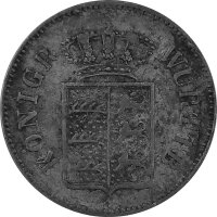 Württemberg 6 Kreuzer 1849 - König Wilhelm I....