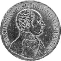 Bayern 1 Konventionstaler 1825 - König Maximilian I....