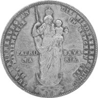 Bayern 2 Gulden 1855 "Mariensäule" -...