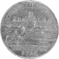 Regensburg Reichsstadt 1 Konventionstaler 1754 - Titel...