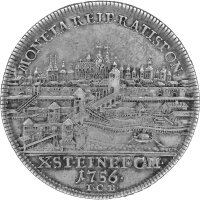 Regensburg Reichsstadt 1 Konventionstaler 1756 - Titel...