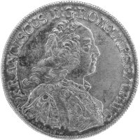 Regensburg Reichsstadt 1 Konventionstaler 1756 - Titel Kaiser Franz I., KM#372