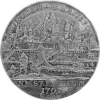 Regensburg Reichsstadt 1/2 Konventionstaler 1791 - Titel...