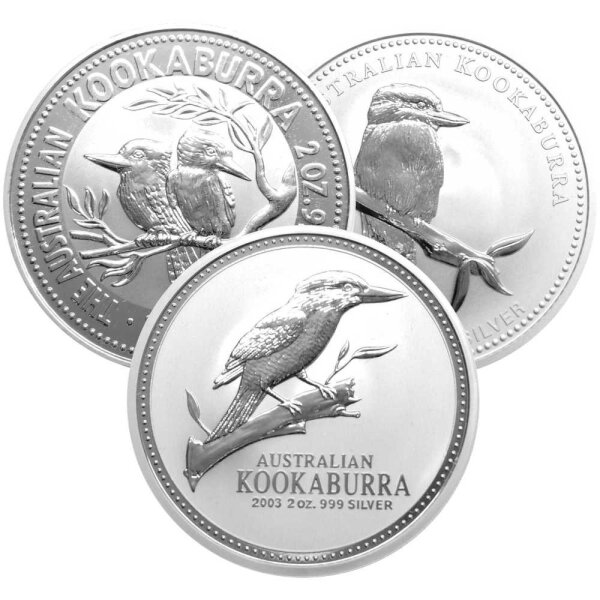 Australien Kookaburra div. 2 oz Silber