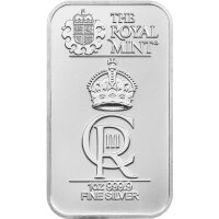 31,1 Gramm Silberbarren UK Royal Coronation Celebration