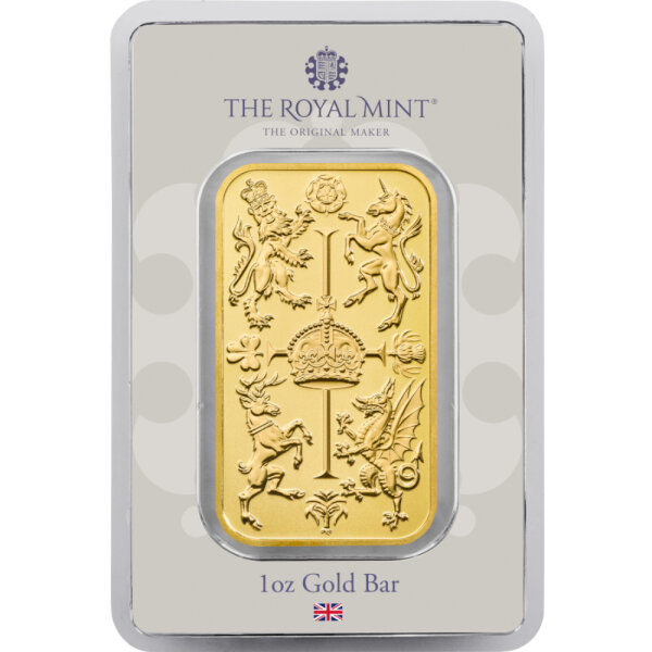 31,1 Gramm Goldbarren UK Royal Coronation Celebration