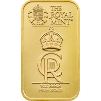 31,1 Gramm Goldbarren UK Royal Coronation Celebration