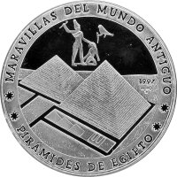 Kuba 10 Pesos 1997 Weltwunder der Antike "Pyramiden...