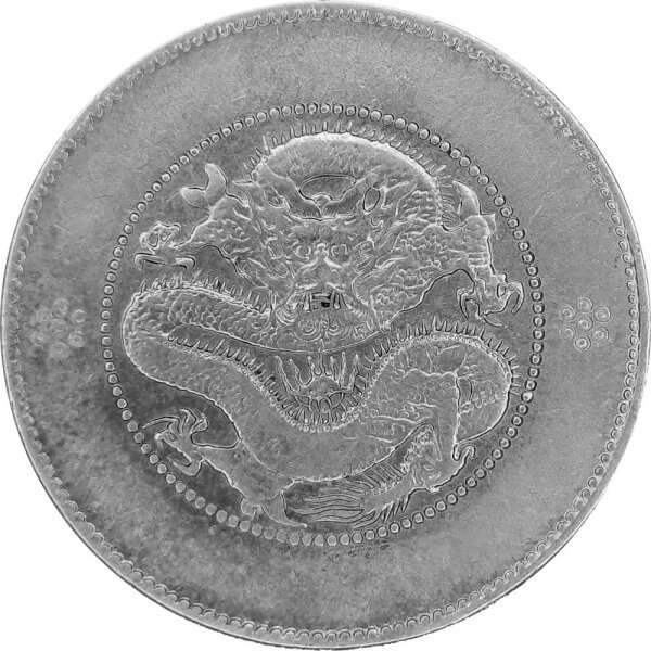 China 50 Cent 1911 "Drache" - Silber