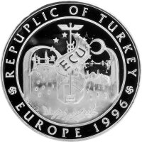 Türkei 750.000 Lira 1996 - Europa - Silber PP