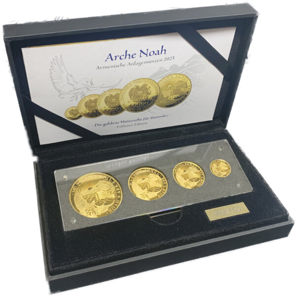 Armenien Arche Noah 2023 Set 1 oz - 1/2 oz - 1/4 oz - 1 g. Gold |  Exklusive Edition