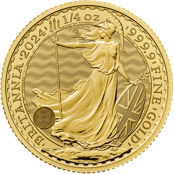 UK Britannia 2024 1/4 oz Gold