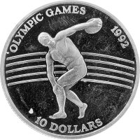 Niue 10 Dollars 1991 - XXV. Olympische Sommerspiele 1992...