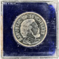 Seychellen 25 Rupees 1977 - 25. Jahrestag - Thronbesteigung von Königin Elisabeth II. - 500/1000 Silber