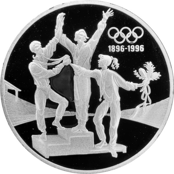 Australien 20 Dollars 1993 - 100 Jahre Olympische Spiele der Neuzeit "Siegerehrung" - Silber PP