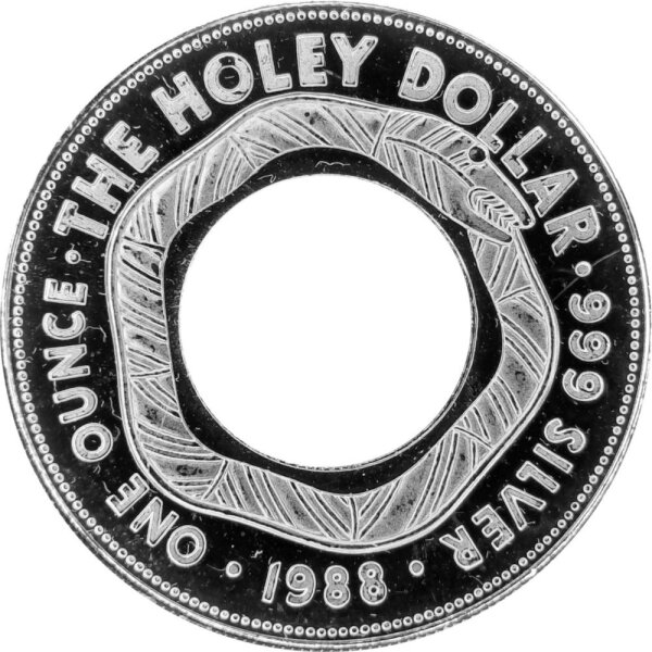 Australien 1 Dollar + 25 Cent 1988 "The Holey Dollar & the Dump" - Silber PP