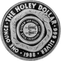 Australien 1 Dollar + 25 Cent 1988 "The Holey Dollar & the Dump" - Silber PP