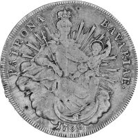 Bayern 1 Konventionstaler 1760 - Kurfürst Maximilian III. Joseph 1745-1777, KM#519.1