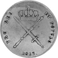 Bayern 1 Kronentaler 1813 - König Maximilian I. Joseph 1806-1825, KM#706