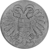 Österreich 1 Schilling 1934 - KuNi