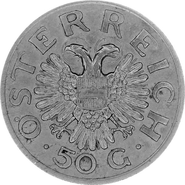 Österreich 50 Groschen 1935 - Ku-Ni