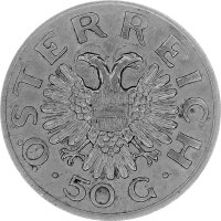 Österreich 50 Groschen 1935 - KuNi