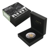 Neuseeland Kiwi 2019 1 oz Silber PP - Teilvergoldet