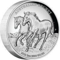 Australien Brumby 4. Ausgabe 2023 2 oz Silber | Wildpferd...