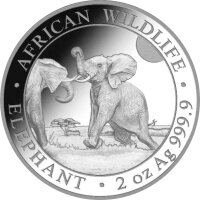 Somalia Elefant 2024 2 oz Silber