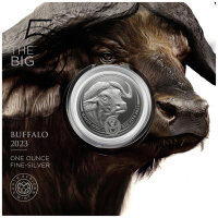 Südafrika Big Five II 5. Ausgabe Büffel 2023 1 oz Silber
