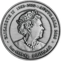 Australien Chinese Myths & Legends 2023 Phönix 1 oz Silber | Antik Finish