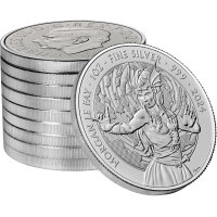 UK Myths and Legends 6. Ausgabe Morgan Le Fay 2024 1 oz Silber