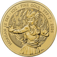 UK Myths and Legends 6. Ausgabe Morgan Le Fay 2024 1 oz Gold