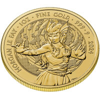 UK Myths and Legends 6. Ausgabe Morgan Le Fay 2024 1 oz Gold