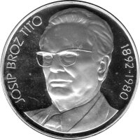 Jugoslawien 1000 Dinar 1980 - Tod von Josip Broz Tito -...