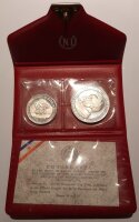 Jugoslawien 20 + 50 Dinar 1968 - 25. Jahre Republik - Silber PP
