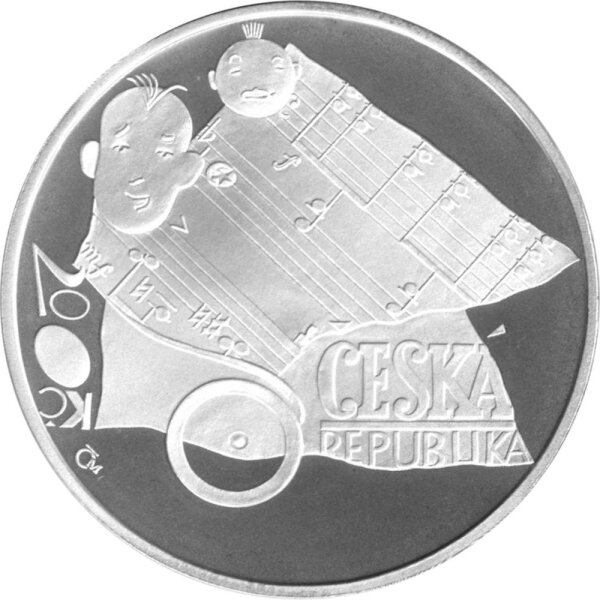 Tschechien 200 Kronen 2006 - 100. Geburtstag von Jaroslav Ježek - Silber PP