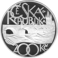 Tschechien 200 Kronen 2007 - 650 Jahre Karlsbrücke -...