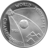 Ägypten 5 Pfund 1986 - XIII. Fußball-WM 1986...