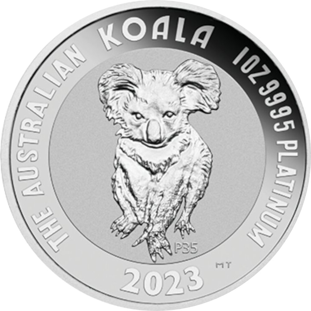 Australien Koala 2023 1 oz Platin - 35 Jahre Jubiläum