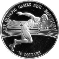 Cook Islands 10 Dollars 1990 - XXV. Olympische...