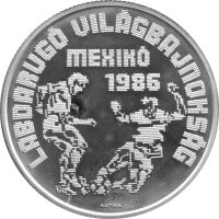 Ungarn 500 Forint - 1986 XIII. Fußball WM 1986 in...