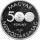 Ungarn 500 Forint - 1986 XIII. Fußball WM 1986 in Mexiko "Spielszene" - Silber PP