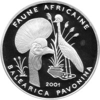 Tschad 1.000 Francs 2001 - Afrikanische Tierwelt...