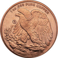 USA Walking Liberty 1 AVDP-Unze Kupfer