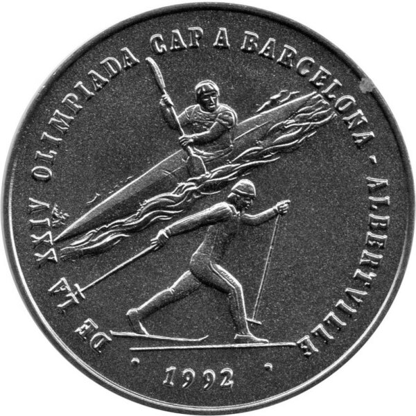 Andorra 2 Diners 1987 - XXV. Olympische Sommerspiele und XVI. Olympische Winterspiele - Kupfer-Nickel
