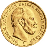 J.245 Preußen 10 Mark 1874 -1888 - Kaiser Wilhlem...
