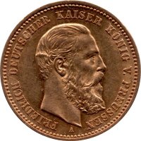 J.247 Preußen 10 Mark 1888 - Kaiser Friedrich III....