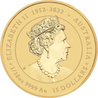 Australien Lunar III 2024 Jahr des Drachen 1/10 oz Gold